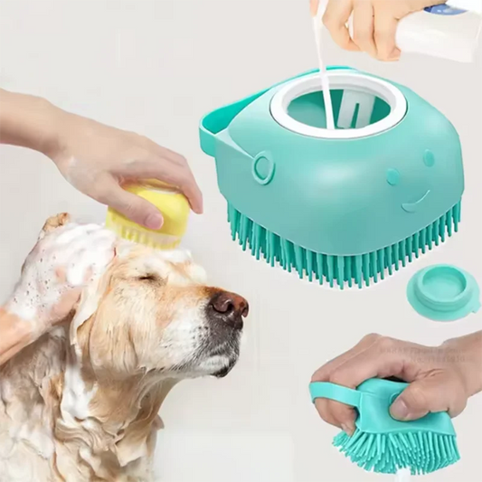 Brosse de Bain en Silicone pour Chien & Chat