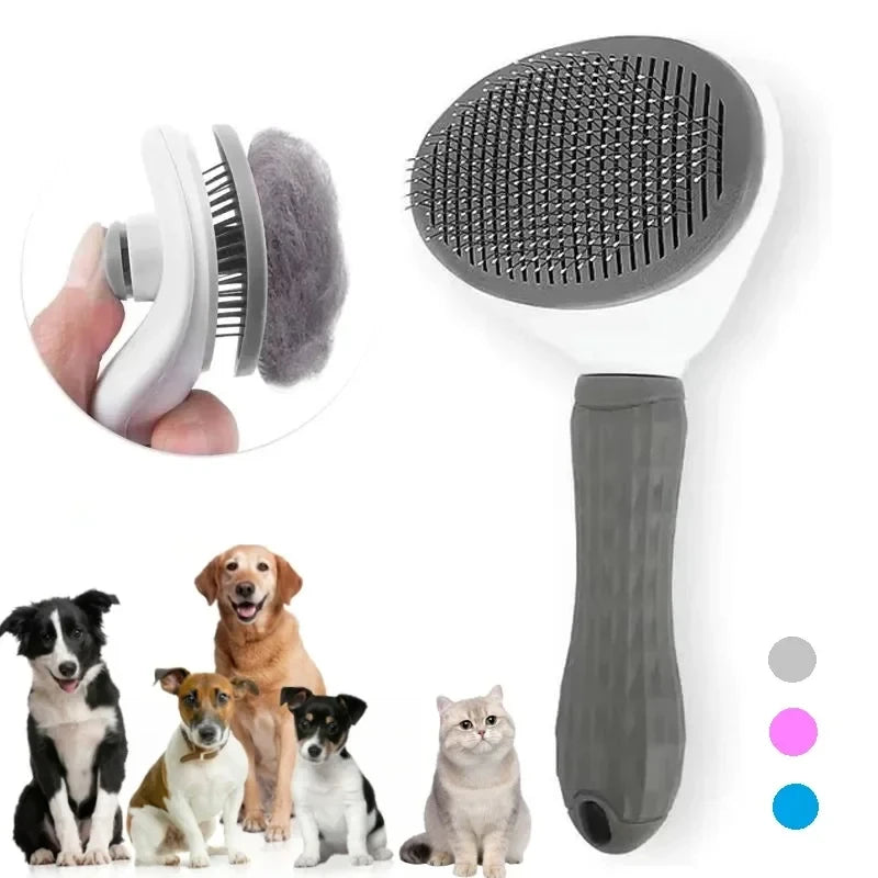 Self-Cleaning Dog & Cat Brush